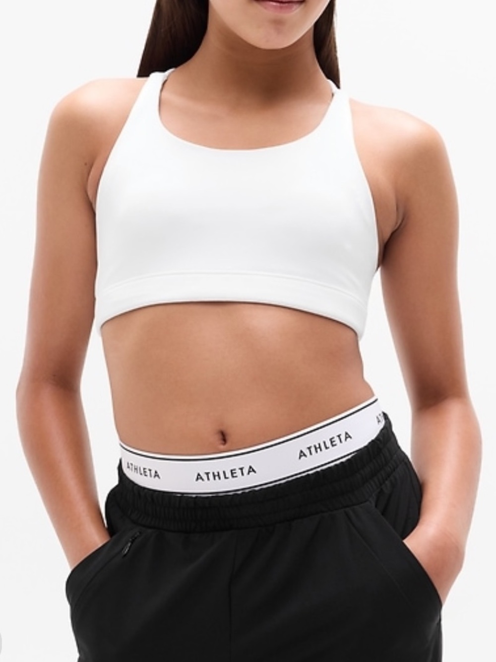 Athleta Girl Neutral Crisscross Sports Bras - 3-Pack L/12